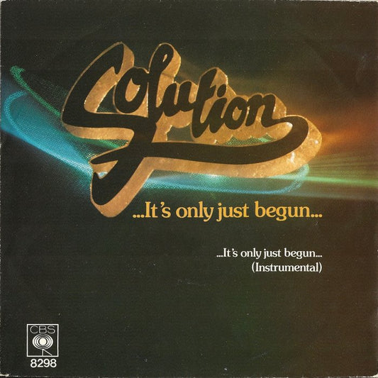 Solution - It's Only Just Begun 15311 Vinyl Singles Goede Staat