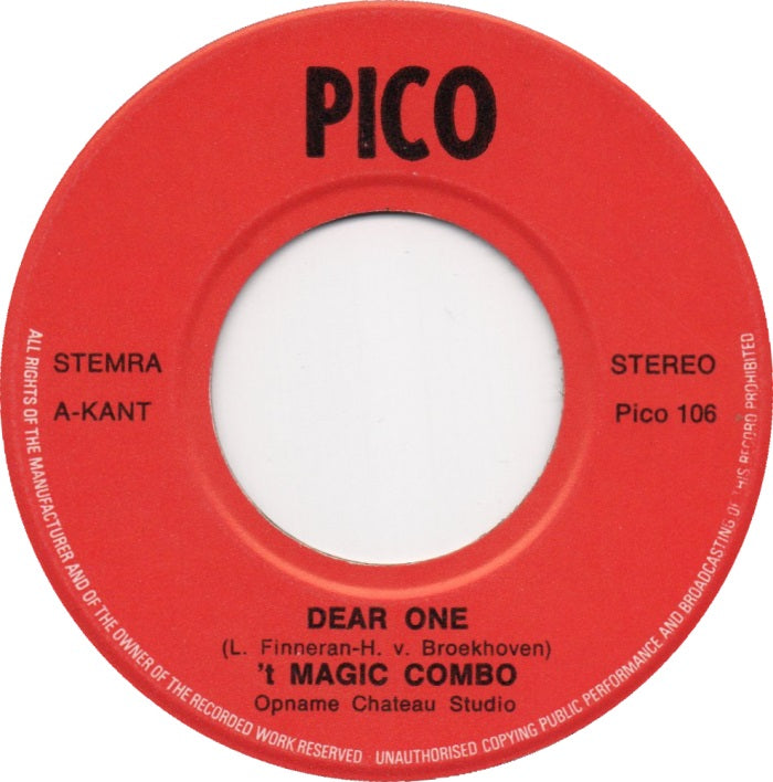 't Magic Combo - Dear One (Dutch Version) Vinyl Singles Goede Staat