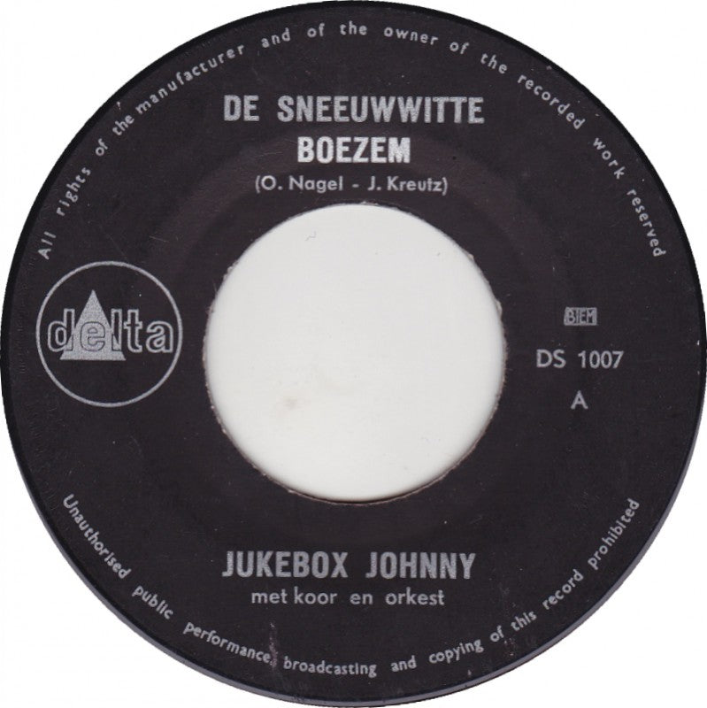 Jukebox Johnny - De Sneeuwwitte Boezem 16765 Vinyl Singles Goede Staat