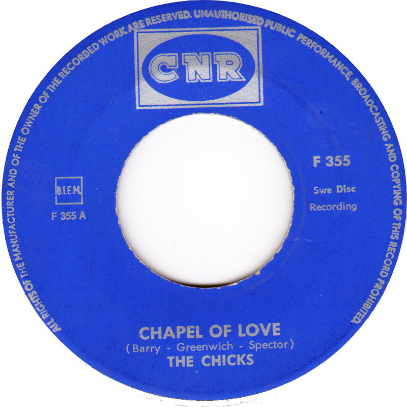 Chicks - Chapel Of Love 08220 Vinyl Singles Hoes: Generic