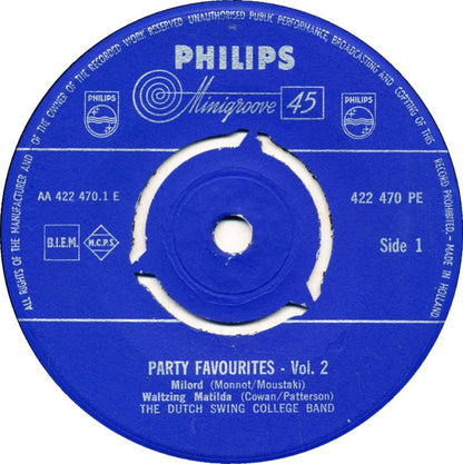 Dutch Swing College Band - Party Favourites - Vol. 2 (EP) Vinyl Singles EP Goede Staat