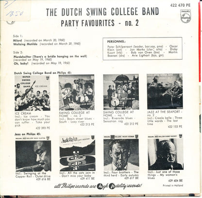 Dutch Swing College Band - Party Favourites - Vol. 2 (EP) Vinyl Singles EP Goede Staat