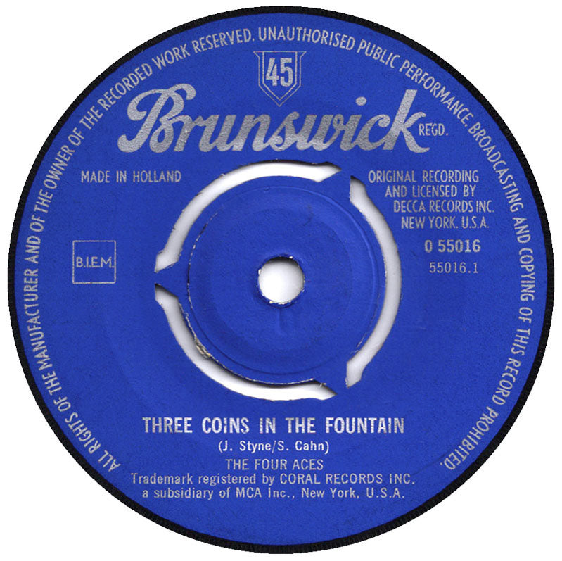 Four Aces - Three Coins In The Fountain 24474 Vinyl Singles Goede Staat