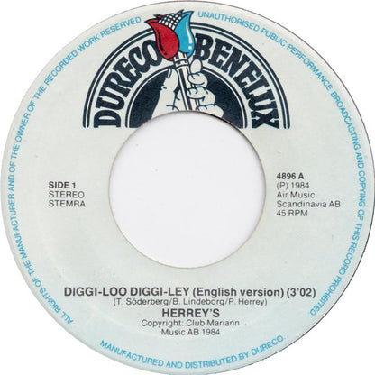 Herrey's - Diggi Loo Diggi Ley 36913 Vinyl Singles Goede Staat