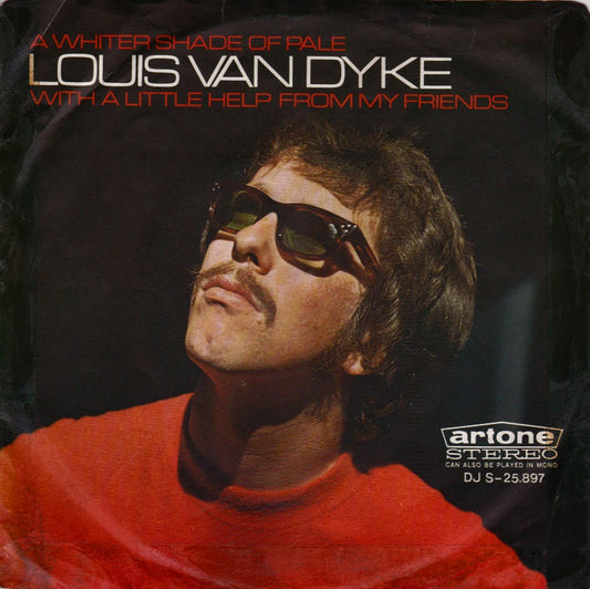 Louis van Dijk - A Whiter Shade Of Pale 32217 Vinyl Singles Goede Staat