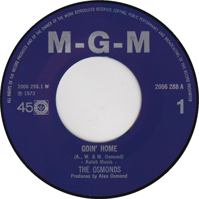 Osmonds - Goin'home 33649 Vinyl Singles Goede Staat