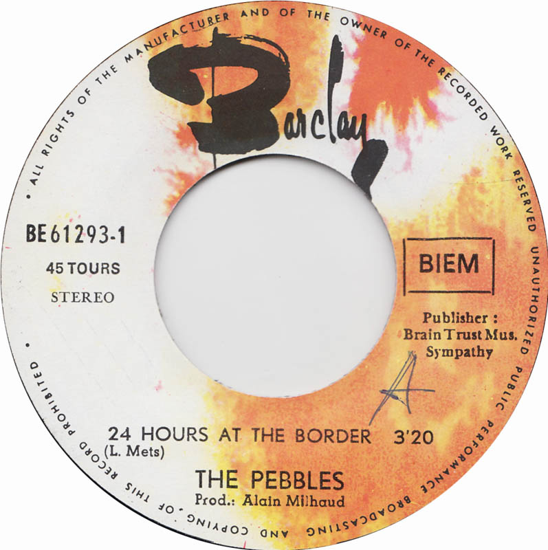 Pebbles - 24 Hours At The Border 14542 Vinyl Singles Goede Staat