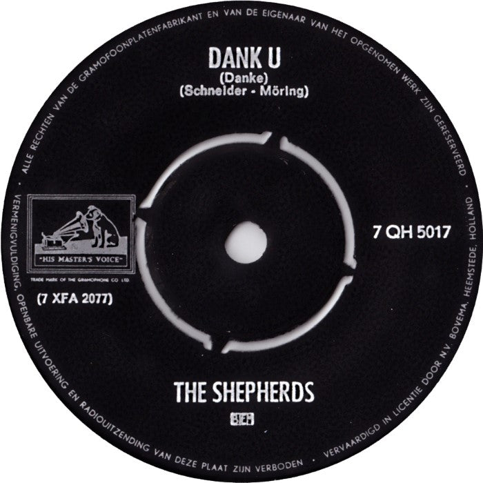 Shepherds - Dank U 18237 Vinyl Singles Goede Staat