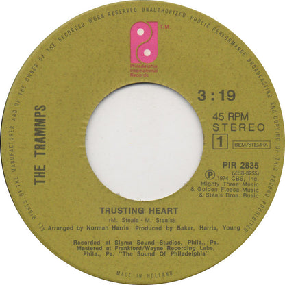 Trammps - Trusting Heart 15182 Vinyl Singles Goede Staat