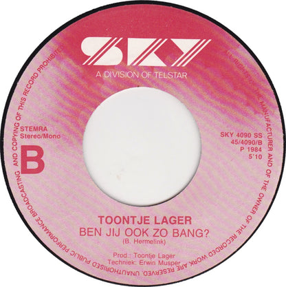 Toontje Lager - Alle Dagen Dorst 25865 Vinyl Singles Hoes: Generic