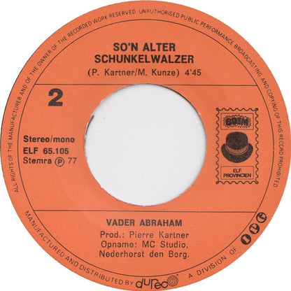 Vader Abraham - 't Smurfenlied 26065 Vinyl Singles Goede Staat