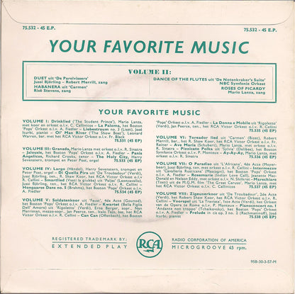 Various - Your Favourite Music Volume I (EP) 14902 Vinyl Singles EP Goede Staat