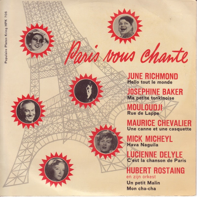 Various - Paris Vous Chante (EP) 17867 Vinyl Singles EP Goede Staat