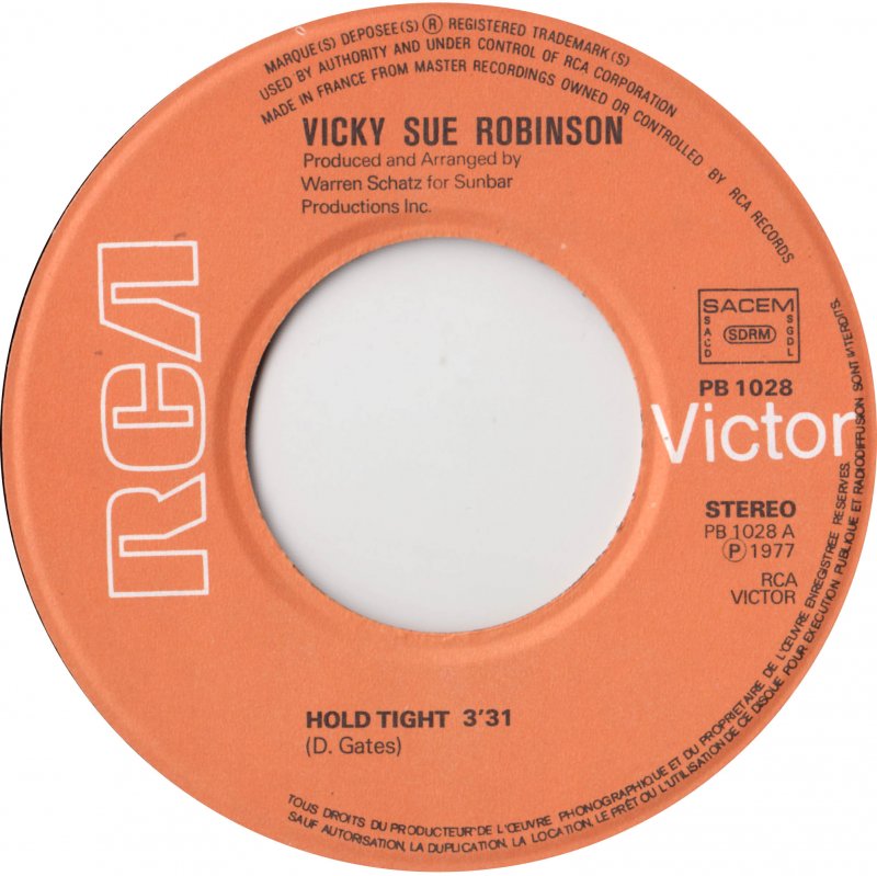 Vicky Sue Robinson - Hold Tight 14729 Vinyl Singles Goede Staat