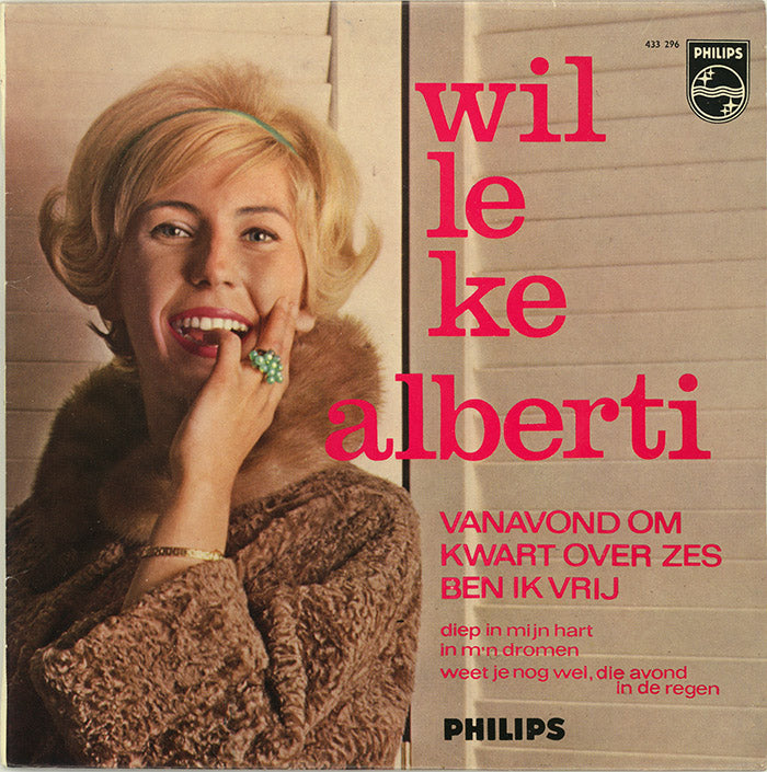 Willeke Alberti - Vanavond Om Kwart Over Zes Ben Ik Vrij (EP) 22701 Vinyl Singles EP Goede Staat