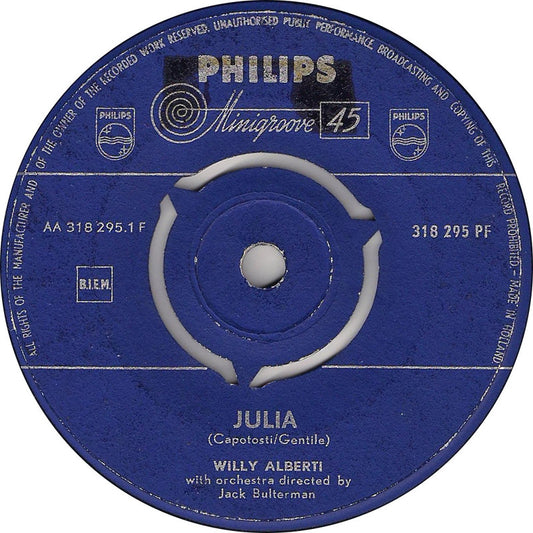 Willy Alberti - Julia 18820 Vinyl Singles Goede Staat