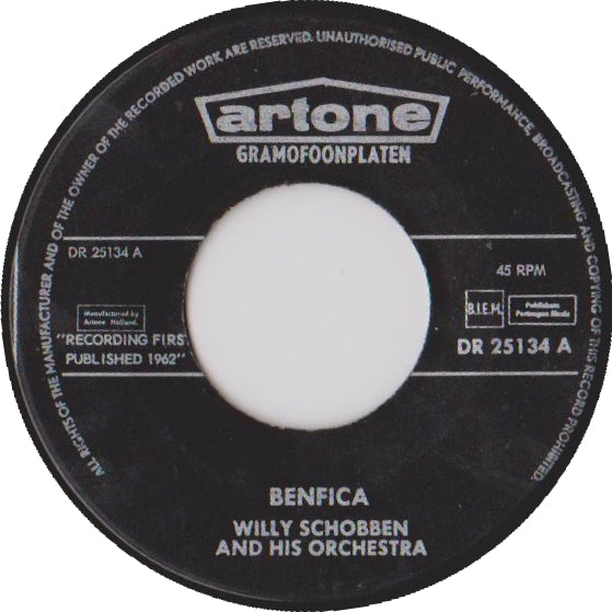 Willy Schobben - Benfica 14965 Vinyl Singles Goede Staat