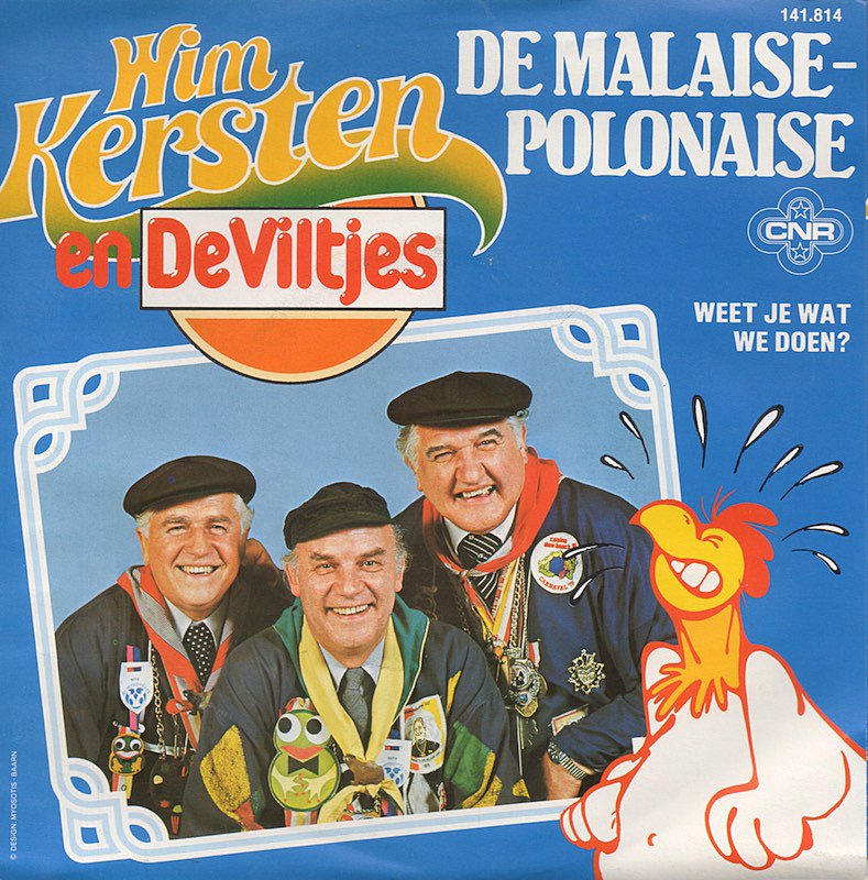 Wim Kersten en De Viltjes - De Malaise-Polonaise Vinyl Singles Goede Staat