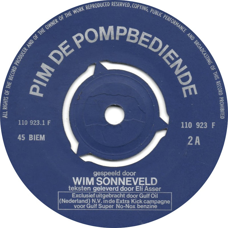 Wim Sonneveld - Een Extra Kick Van Wim Sonneveld 2 13921 Vinyl Singles Goede Staat