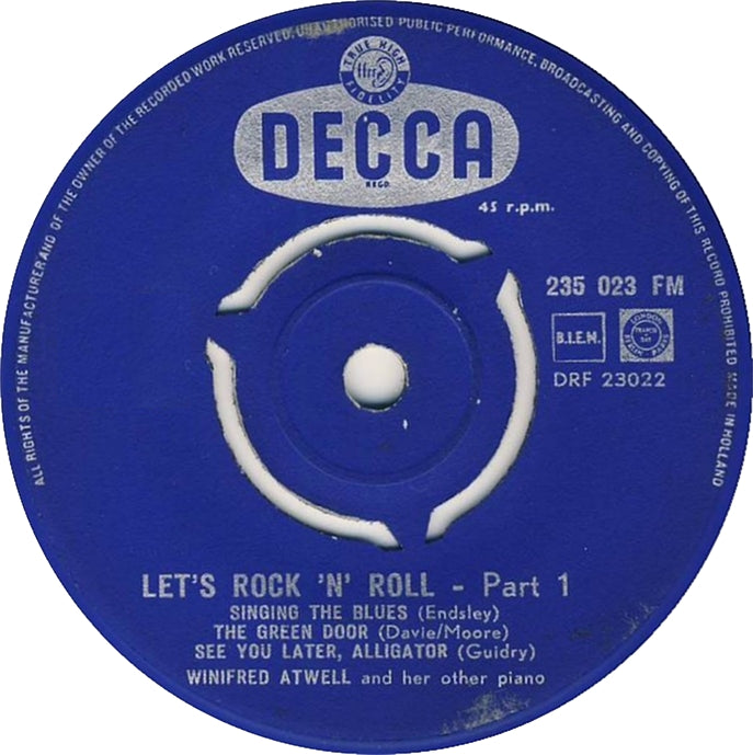 Winifred Atwell And Her Other Piano - Let's Rock 'N' Roll 29075 Vinyl Singles Goede Staat