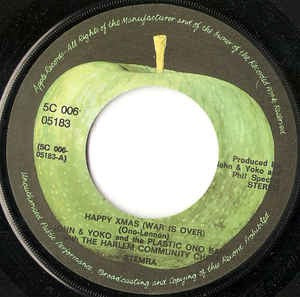 John & Yoko / The Plastic Ono Band With The Harlem Community Choir - Happy Xmas (War Is Over) 02180 Vinyl Singles Goede Staat