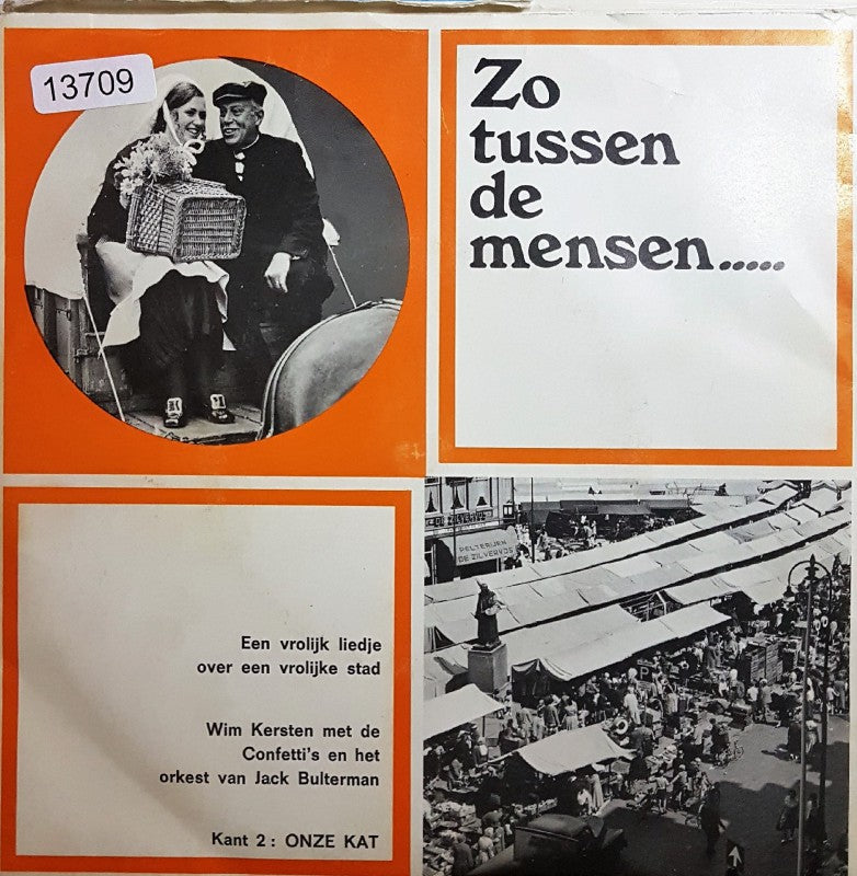 Wim Kersten - Zo Tussen De Mensen 13709 Vinyl Singles Goede Staat