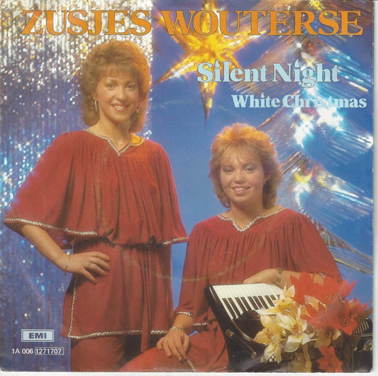 Zusjes Wouterse - Silent Night 33295 Vinyl Singles Goede Staat